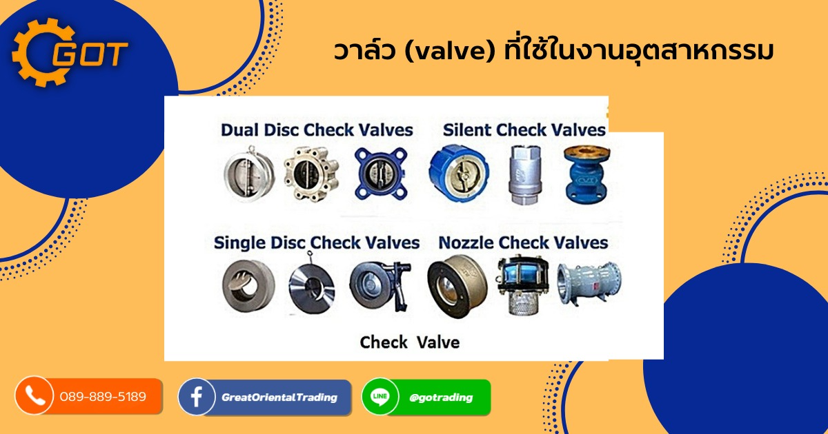 ในงานอุตสาหกรรม ปัจจุบัน “วาล์ว” มีบทบาทสำคัญ ในอุปกรณ์การควบคุมและขับเคลื่อน เครื่องจักรอุตสาหกรรม เช่น ปั้มน้ำ และ บอยเลอร์ เป็นต้น ซึ่ง วาล์ว ทำหน้าที่กำหนดการเดินทางของน้ำ ของเหลว สารเคมี อากาศ แก๊สและของไหลต่างๆ ในงานอุตสาหกรรม ปัจจุบัน “วาล์ว” มีบทบาทสำคัญ ในอุปกรณ์การควบคุมและขับเคลื่อน เครื่องจักรอุตสาหกรรม เช่น ปั้มน้ำ และ บอยเลอร์ เป็นต้น ซึ่ง วาล์ว ทำหน้าที่กำหนดการเดินทางของน้ำ ของเหลว สารเคมี อากาศ แก๊สและของไหลต่างๆ