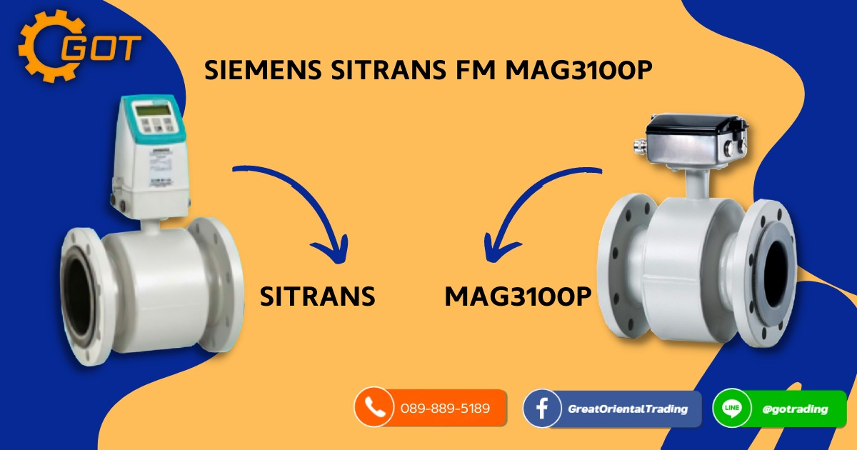 SIEMENS SITRANS FM MAG3100P เหมาะสำหรับใช้กับของเหลวที่นำไฟฟ้าได้ ความดันใช้งานสูงสุด : 16 bar (Full bore sensor, PN10) , 20 bar (Coned bore sensor, PN16), 40 bar (Full bore sensor, PN40) สามารถสั่งพิเศษมาตรฐาน JIS,ANSI ได้ SIEMENS SITRANS FM MAG3100P เหมาะสำหรับใช้กับของเหลวที่นำไฟฟ้าได้ ความดันใช้งานสูงสุด : 16 bar (Full bore sensor, PN10) , 20 bar (Coned bore sensor, PN16), 40 bar (Full bore sensor, PN40) สามารถสั่งพิเศษมาตรฐาน JIS,ANSI ได้