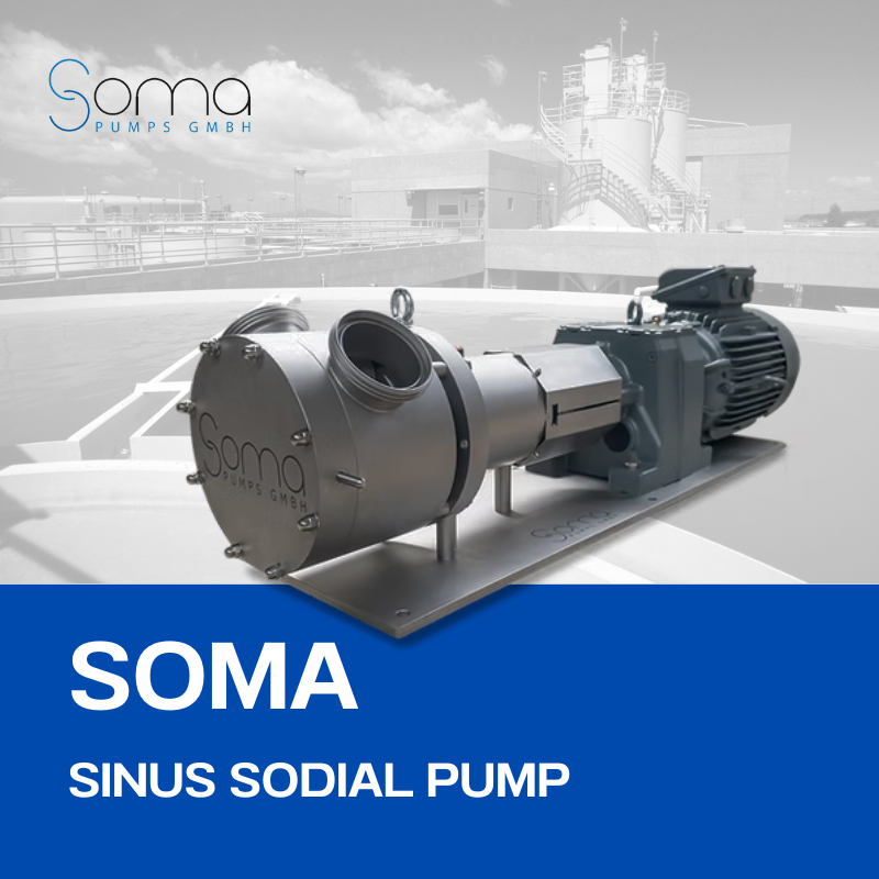 ปั๊ม SOMA SINUS SODIAL® คุณภาพสูงจากเยอรมัน ลดแรงเฉือน ขนส่งของเหลวหนืดได้ดี ประหยัดพลังงานสูงสุดถึง 50% ปั๊มอุตสาหกรรมอาหาร | เครื่องสำอาง | ยา ให้คำปรึกษาฟรี โดยผู้เชี่ยวชาญ ปั๊ม SOMA SINUS SODIAL® คุณภาพสูงจากเยอรมัน ลดแรงเฉือน ขนส่งของเหลวหนืดได้ดี ประหยัดพลังงานสูงสุดถึง 50%