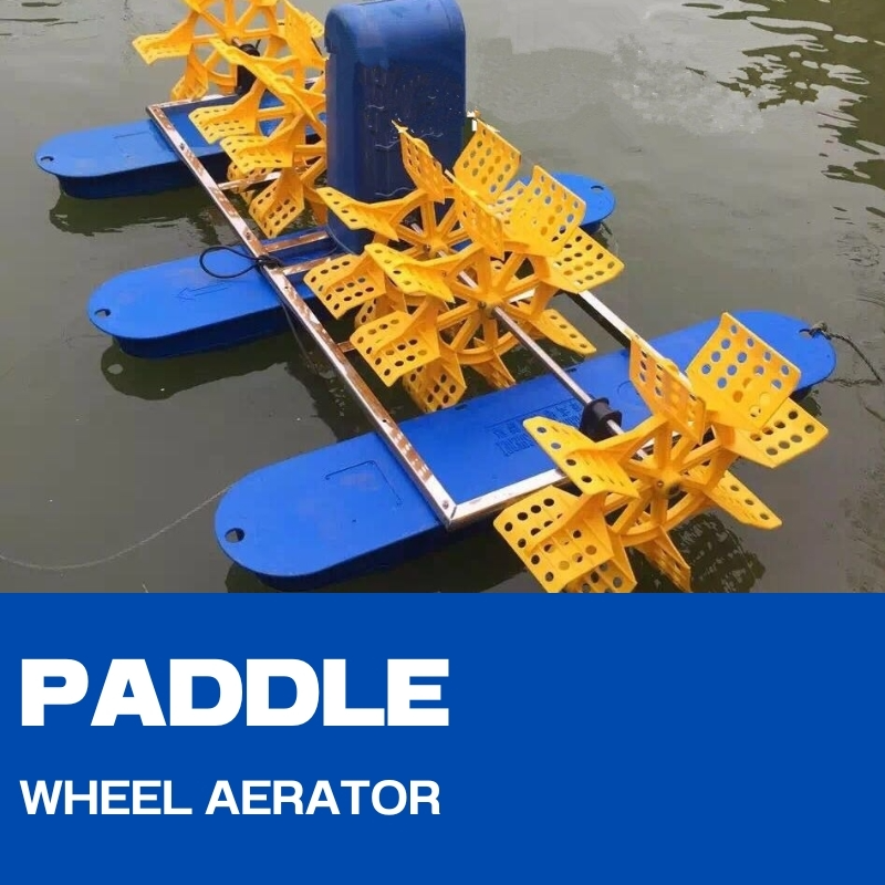 Paddle wheel aerator